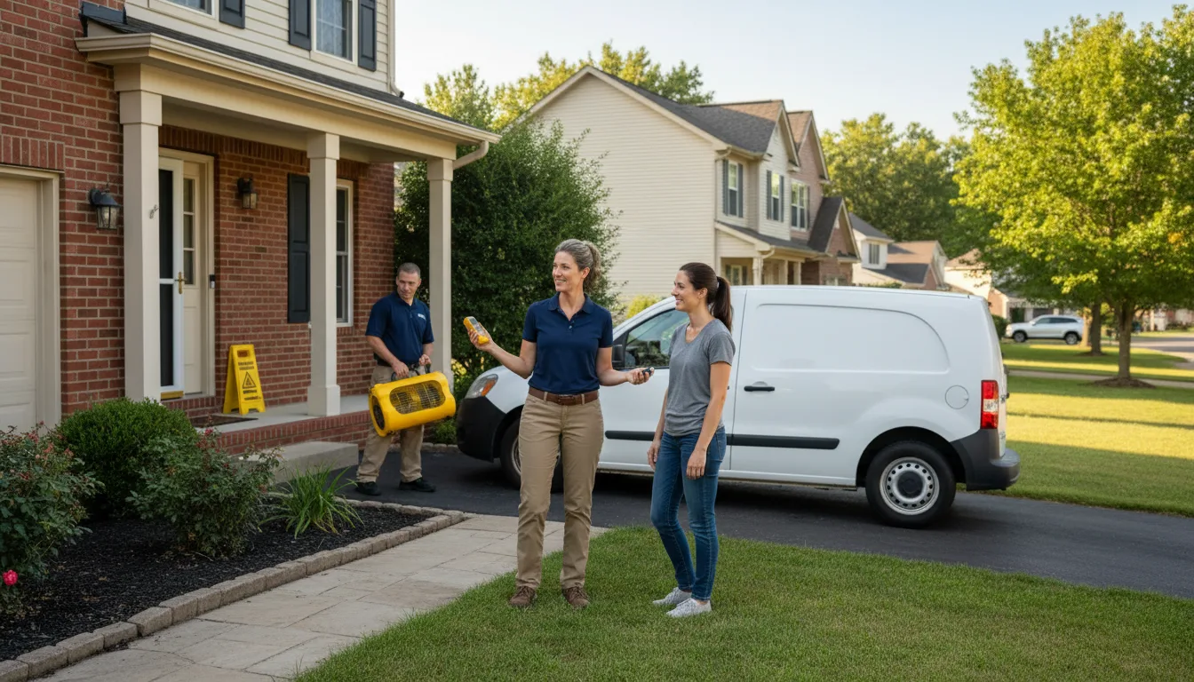 Residential water damage restoration in Newark Valley, NY